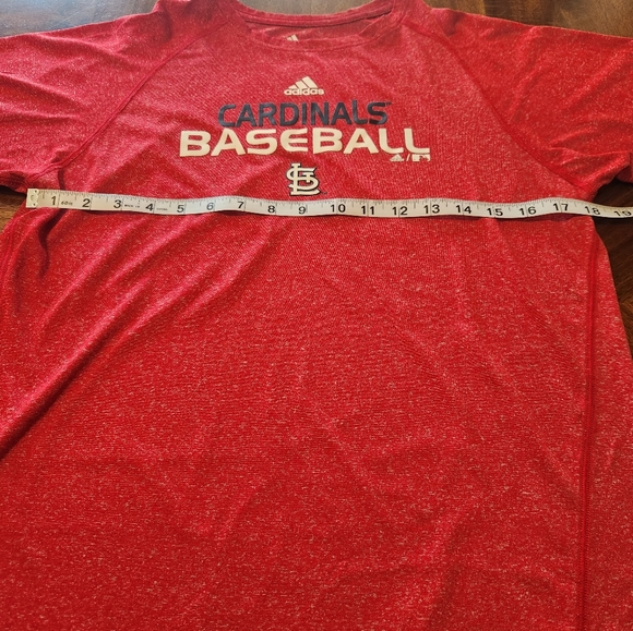 St. Louis Cardinals MLB Baseball Adidas Performance Shirt Women's XL - Picture 4 of 6